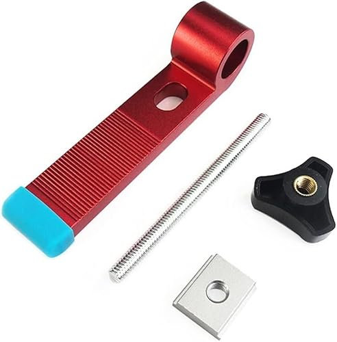 Abrazaderas,Abrazaderas de barra,Abrazadera horizontal,Abrazaderas de banco,Pista en T Aleación de aluminio Abrazadera de madera Carril Ranura deslizante Tapón Limitador de posicionamiento de tornillo