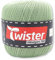 Frida's Wollhaus Twister 100 g Häkelgarn 100 Baumwolle mercerisiert gekämmt gasiert 18 Farben (72 | Lindgrün)