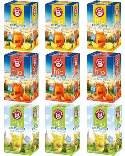 frio Eistee Zitrone 10 Packungen à 18 Beutel, 450g