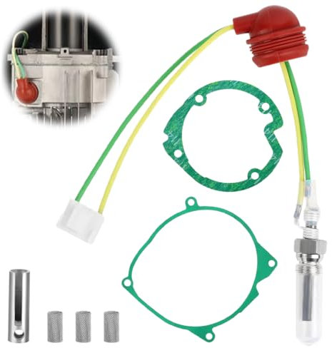 Aoreun Standheizung Keramik Glühkerze, Keramik Pin Glühkerze Kit 12V 2KW 5KW 8KW, Universal Parkheizung Keramik Glühkerze für Luft Diesel Parkheizung Auto LKW Boot Air Diesel Standheizung