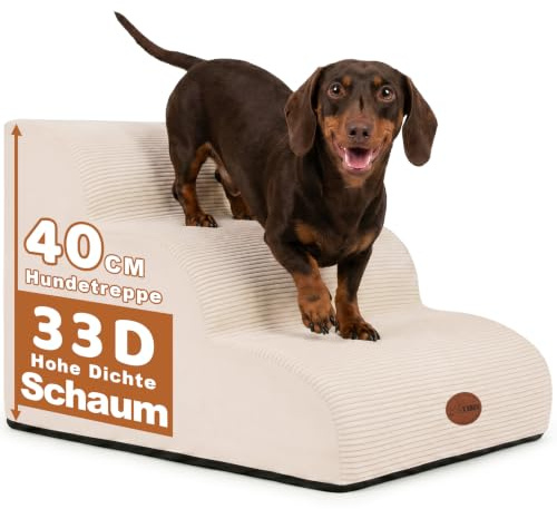 X XBEN Escaliers pour Chiens Petits, Âgés et Blessés, Marches pour Chien