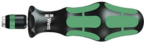 Wera 05073540001 Bits-Handhalter 816 R Kraftform Griff mit Rapidaptor Schnellwechselfutter