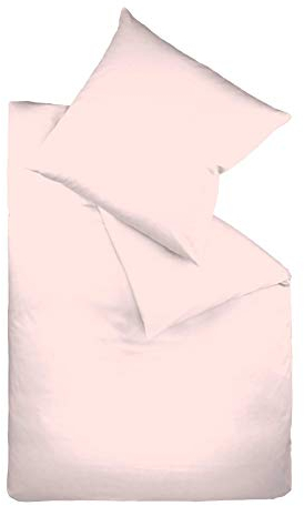 fleuresse 9200 Colours Interlock Jersey Bettwäsche aus 100% Baumwolle, Oekotex Standard 100, rosa, 155 x 220 cm