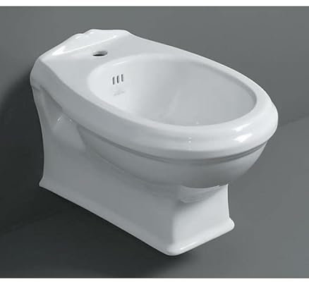 Bidet senza brida sospeso in ceramica Simas arcade ar843