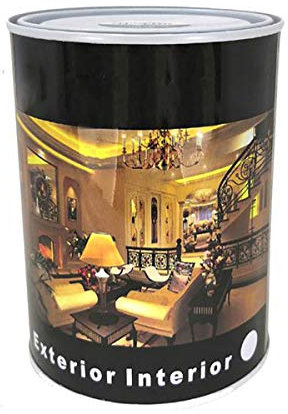 H HANSEL HOME Pintura Esmalte al Disolvente para Madera y Metal, Pintura Alquidica de Rápido Secado para Superfícies Interiores y Exteriores(Barniz, 750 ML)