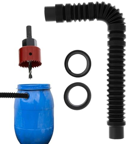 Regentonnen-Anschlussschlauch – Regentonnen-Umlenk-Set, Regentonnen-Kits | Regentonnen-Teile, Regensammlerschlauch, Umlenksystem und Regentonnen-Zubehör für Garten, Bewässerung