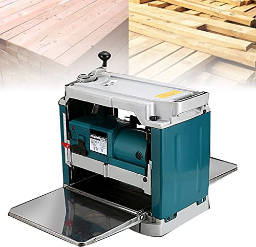 Wood Planer Single-Sided Desktop Electromechanical Power Tool - Multifunctional Woodworking Planer with Compact Design for Precision Cutting