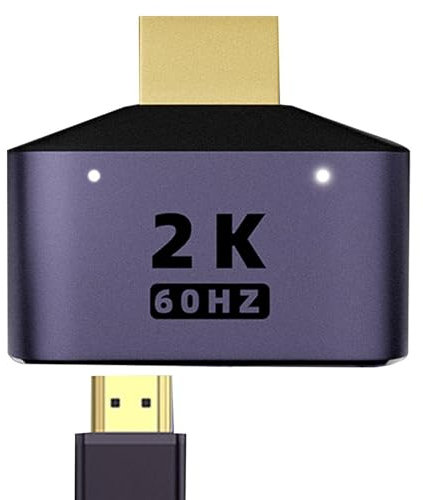 Notebook HD Adapter – Ausgangsadapter mit Kontrollleuchte – leicht, , Titangrau, Verwendungsadapter für Damen und Herren