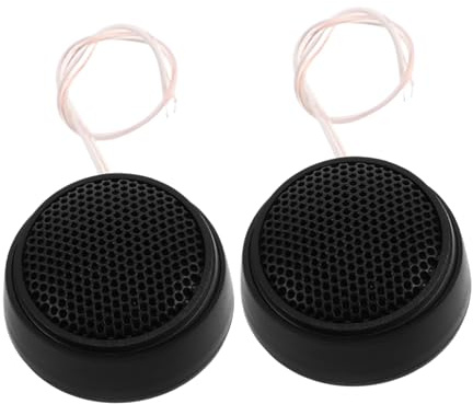SOLUSTRE Tweeters Miniatures pour Voiture Haut-parleurs Tweeter Automobile Compacts Installation Facile sans Outil Pur et Clair Accessoires Audio Système Voiture