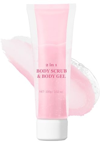 Gommage Corporel,100g Gel Hydratant et Nourrissant | Gommage Sous Les Bras | Soin Douche Spa Femme Pour Dos Pieds Mains Genoux