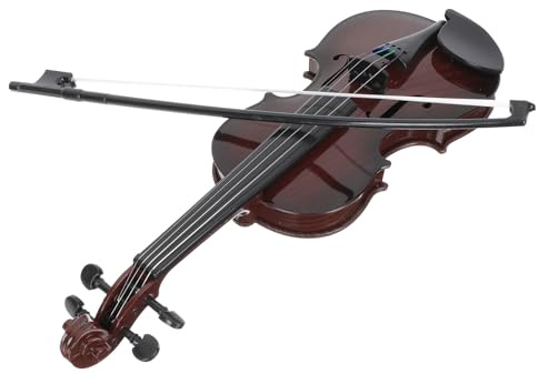 BESPORTBLE Violon de Simulation en Plastique 39x14x6,5 Cm Cordes Réglables, Instrument de Musique pour Garçon et Filles, Présent Éducatif pour Apprentissage Musical, Couleur Aléatoire
