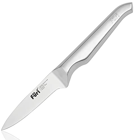 Furi Pro Paring Knife 9cm, Quality Knife for Easy Slicing, Peeling and coring Fruit and Vegetables, Stainless Steel Blade, Reverse-Wedge Handle for a Safer Grip