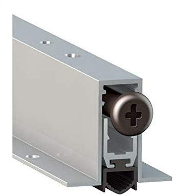 Paraspifferi con regolazione automatica con alette laterali ad incasso COMAGLIO serie 520 MADE IN ITALY per porte in legno e porte in alluminio lunghezza cm.103 accorciabile di mm 200