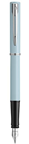 Waterman Allure Fountain Pen | Baby Blue Pastel Lacquer | Fine Nib | Blue Ink | With Gift Box
