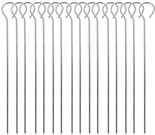 Yardwe Pinchos De Acero Inoxidable 50 Brochetas para Asar Resistentes y Duraderos