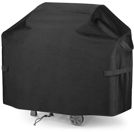 Grill Abdeckhaube, 420D Oxford Gasgrill Abdeckplane, Grillabdeckung Grillschutz, Gasgrill Regendicht BBQ Abdeckung Cover Schutzhülle Haube Staubdicht Grill Abdeckplane Grillschutz (147x61x122cm)