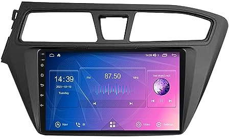 MLXABH Reproductor Multimedia con Sistema de navegación por satélite GPS para automóvil de 9 Pulgadas, Android 11, Llamada automática por Bluetooth, Reproductor de Video y Radio DVD multifunciona