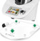 Ticanros Piano scorrevole Premium per Bimby TM6 TM5 Piano scorrevole in acrilico per Bimby Vorwerk Robot da cucina TM6 Accessori Sottopiano, trasparente