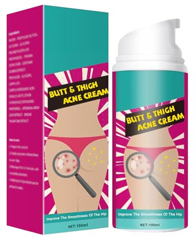 KOAHDE The Butt And Thigh Area,Butt Acne Treatment,Moisturizing Skin Repair Butt Treatment Cream,Butt Acne Clearing Spot Treatment Cream,Treatment for Eliminating Butt Pimples