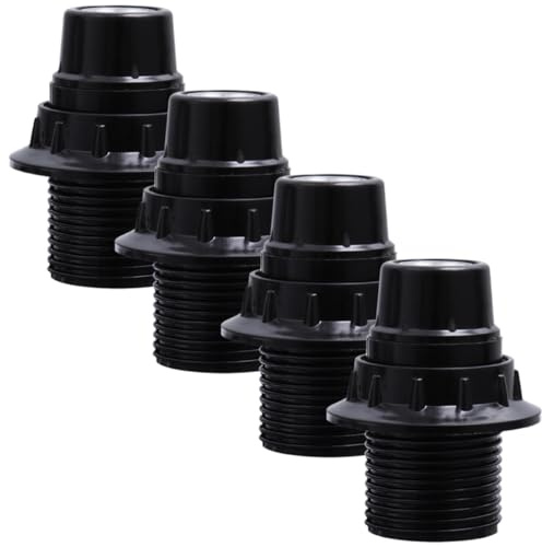 VALICLUD 4piezas Portalámparas De Baquelita Bombillas Unidades Portalámparas Colgante Base De Lámpara De Techo Suministro De Lámpara