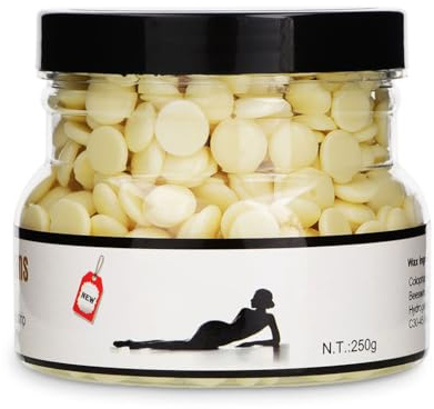 Zanthicia Perle di cera per la depilazione Fagioli depilatori opzionali Strumenti di bellezza multicolori Terapia senza carta Articoli per la casa per le gambe del braccio, crema