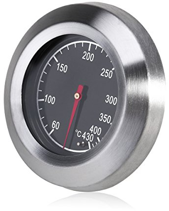 BESTOMZ hermomètre pour Barbecue Grille en Acier Inoxydable Outils De Barbecue BBQ Grill Thermometer Temp Gauge
