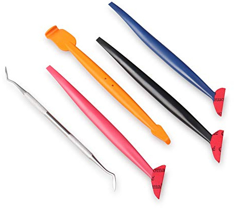 Winjun, set 5 in 1 micro magneti, con diverse durezza per la pellicola dei bordi della pellicola dell'auto, pellicola colorata per finestre