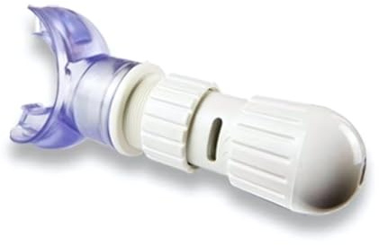 The Oxygen Store Ultrabreathe - Esercizio per esercizi di respirazione regolabile, per esercizi di respirazione inspiratoria, in PVC di grado medico, senza ftalati e lattice, taglia unica