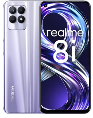 realme 8i Smartphone Libre, X MediaTeK Procesador Helio G96, Pantalla ultrafluida de 6.6 a 120 Hz, Cámara Triple de IA de 50 MP, Batería masiva de 5000 mAh, Dual Sim, 4+64GB, Violet Espacial
