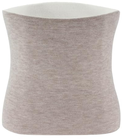 MilyaDE Calentador de riñones de terciopelo de imitación de cachemira, para invierno, para mujer, hombre, ancianos, protección abdominal, cuidado del estómago, cintura elástica, A-camello, M