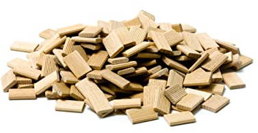 Tolux Dübelzapfen 6x20x40 [mm] Packung mit 190 Stück., Riffel holzdübel, Kompatibel mit allen Abbundmaschinen. Hergestellt aus hochwertigem Buchenholz nach DIN 68150.