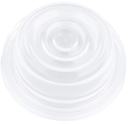 KOMBIUDA Pompa Manuale per Aspirazione Latte in Silicone Trasparente 4 Pezzi, Leggera e Portatile per Allattamento al Seno, per Latte Materno