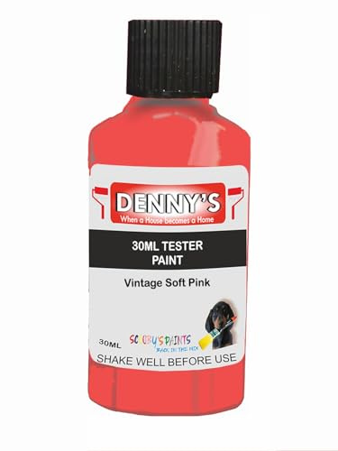 Premium Interior Wall & Ceiling Emulsion Paint – Vintage Soft Pink – Rich Matt Finish, Durable & Washable, Low Odour, Ideal for Living Rooms, Bedrooms & Hallways (30ML Tester Bottle)