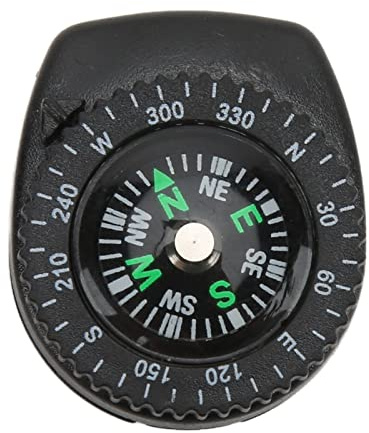 HUSHUI Mini Bussola da Polso Bussola Subacquea Portatile per Campeggio e Strumento di Navigazione di Emergenza 1,2x1,0 Pollici