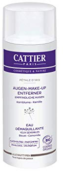 CATTIER PARIS Augen-Make-Up-Entferner für empfindliche Haut - mit Bio Kamillenextrakt - zertifizierte Naturkosmetik - 150 ml