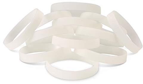 12 Pack Light Up Luminous Silicone Wristbands for Running Sports Glow Wrist Band Rubber Bracelet Customize