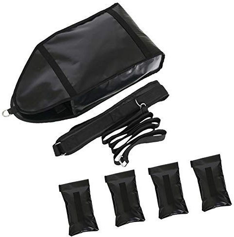 Begonia.K Verstellbare Gewichtsschlitten Laufgeschwindigkeit Training mit verstellbarem Gurt, Sprinter Speed Training mit 4 Gewichtssandsäcken