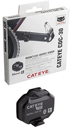 CATEYE Magnetlose Geschwindigkeits- / Trittfrequenzsensoren - IPX7 Wasserdicht Wireless Bluetooth ANT+ Fahrradcomputer Drehzahlsensor für Straße, Spin Bikes und Smart Trainer, Kompatibel mit Rouvy