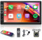 Apple Carplay Autoradio 2 Din avec Android Auto Bluetooth Mains Libres 7 Pouces ÉcranTactile Autoradio avec Mirror Link FM/USB/AUX/EQ/TF Commandes au Volant + Caméra de Recul Microphone Télécommande