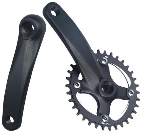 Vevpartier Vägcyklar 152/165/170mm Fyrkantigt Hål Vevarm Smal Bred Kedjeblad 30/32/34/36/38/40/42T 8/9/10/11s MTB Hopfällbara Cyklar Vevparti