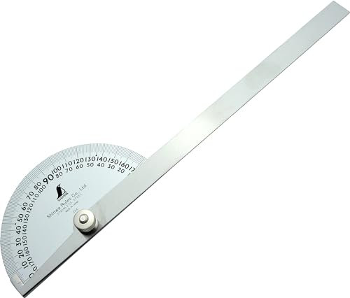 Shinwa 62774 Gradmesser No.30, Winkelmesser 120°, 15cm - FAMEX 12556