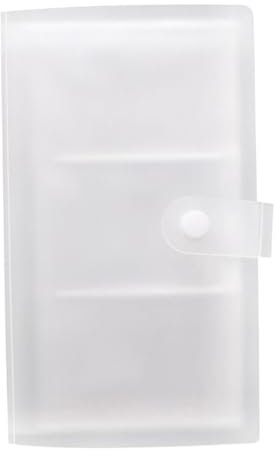 Cabilock Transparenter Kartenetui Mit Fächern Visitenkartenhalter Namenskarten-the-go-aufbewahrung Robustes Material Praktisch Und Tragbar Für Büro Schule Und Reisen