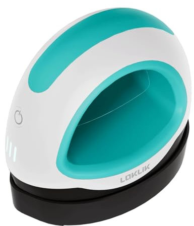 LOKLiK Mini Heat Press Heizpresse, kompakt, zum Aufbügeln, Textildruck ompakte Transferpresse für Textilien, T-Shirts, Taschen und mehr - Ideal für DIY-Projekte, Hobbyanwender und kleine Unternehmen