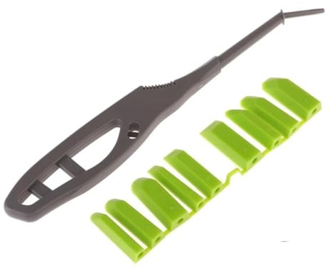 Silicone Caulking Tool Kit - Professional Sealant Finishing Tools for Tight Areas, Bathroom, Kitchen, Window, Sink & Floor - Caulk Smoother, Applicator & Scraper (Green)