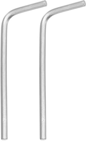 QUARKZMAN 2 Llaves Hexagonales de 2 mm de Acero Inoxidable en Forma de L, Herramientas de Reparación para Bicicletas y Motocicletas