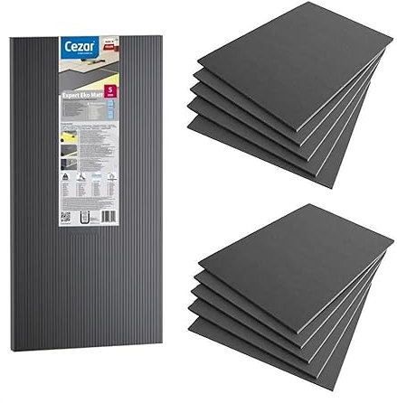 Matt 5mm XPS Underlay for Laminate Flooring – High Density Foam Panels – 5m², 10m², 15m² or 20m² Packs – Easy to Cut, Sound Insulating Boards (1, 5sqm)