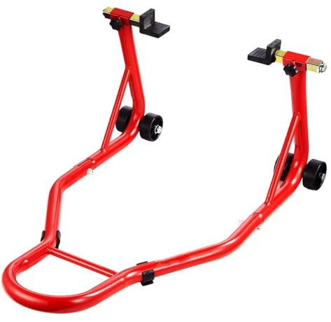 Caballete De Motos Trasero con Agarre a Basculante, hasta 360 Kg para Todo Tipo de Motos con Doble Brazo basculante