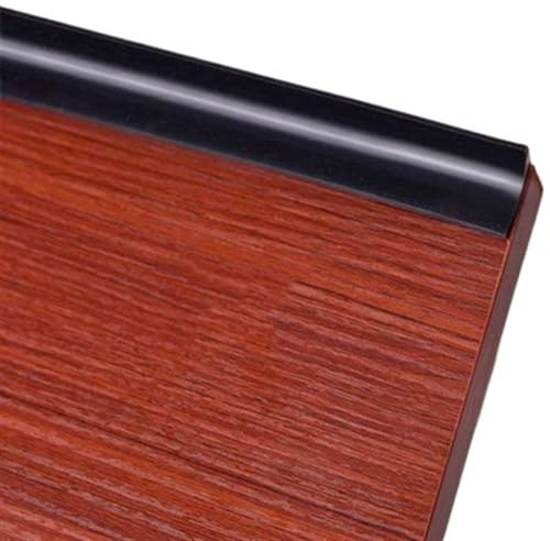 Barriera Doccia Tappo dell'acqua del bagno Piano di appoggio Striscia ritenzione Lavabo Barriera antiallagamento Diga for doccia Separazione asciutto e bagnato antiscivolo(Black,Length-30cm)