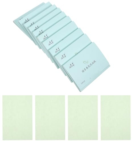 BUTIFULSIC Natural Tea Extract Oil Absorbing Blotting Papers for Oily Skin 1000pcs (10 Boxes) Linen Facial Oil Control Sheets for Daily Makeup Touch-up