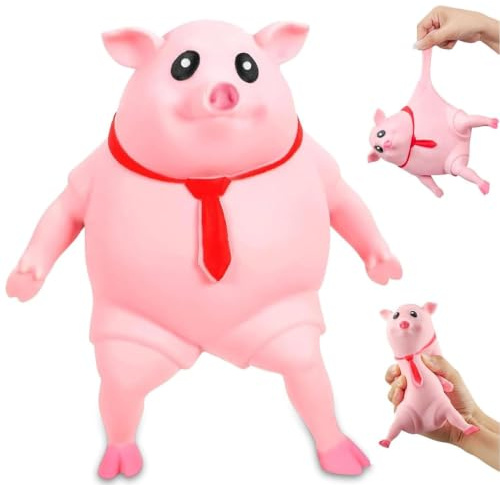 Mailfull grisar klämleksak anti-stress gris squishy squeeze leksak pig fidget leksak för vuxna